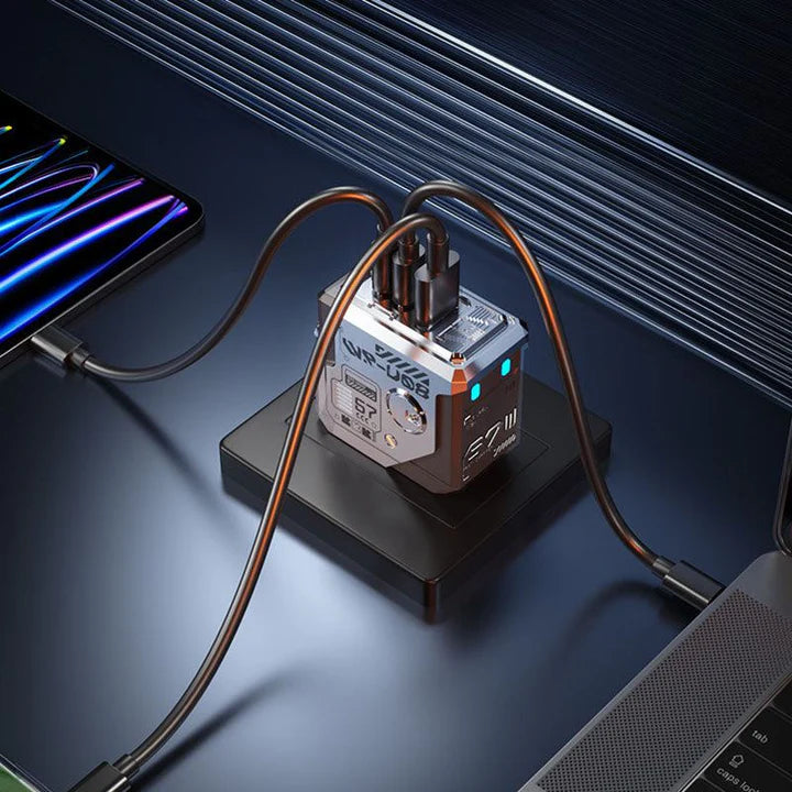 IGNIBB GaN 67W 3-Port Folding Charger