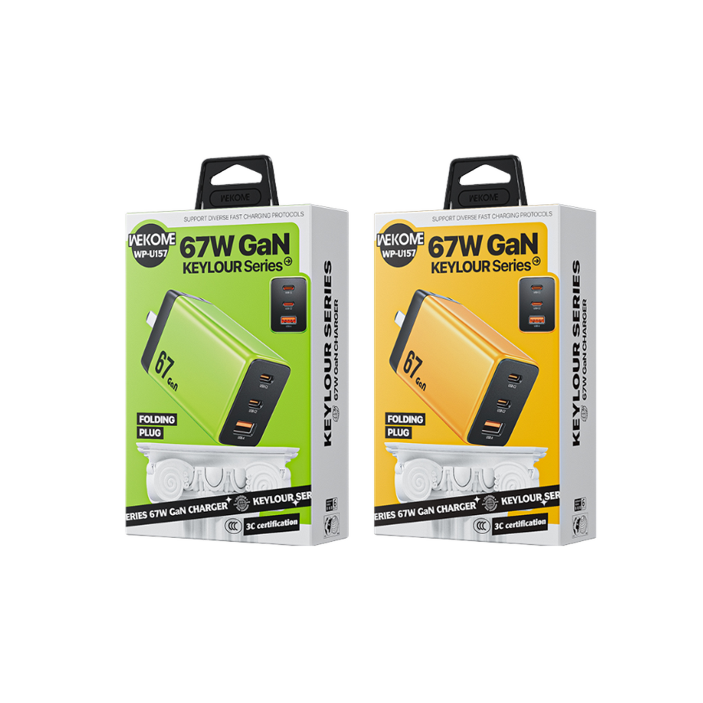 67w GaN Fast Charge Plugs